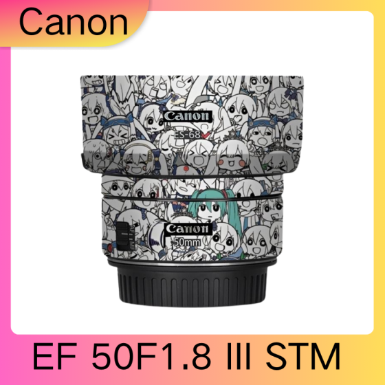 Lentes Canon EF50F1.8 III STM  - Pele câmera, adesivo câmera - com alta resistência a arranhões, à prova d'água e com design elegante.